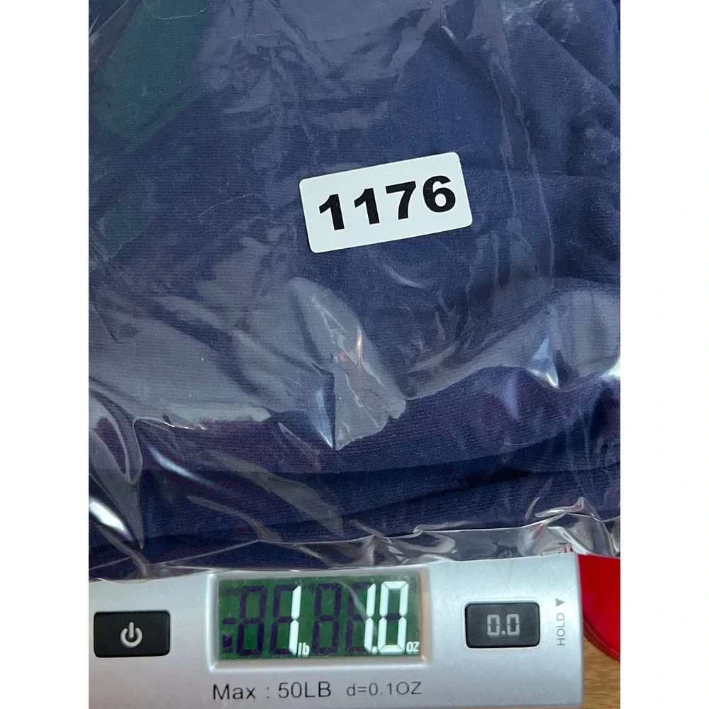 Kut from the Kloth KUT/SO Navy Blue Cozy Fleece Boyfriend Fit Sweatpants L Loung - Picture 9 of 9